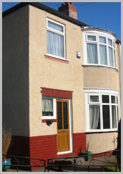 Pebble Dashing, Residential Houses