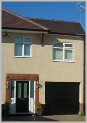 Pebble Dashing, Residential Houses